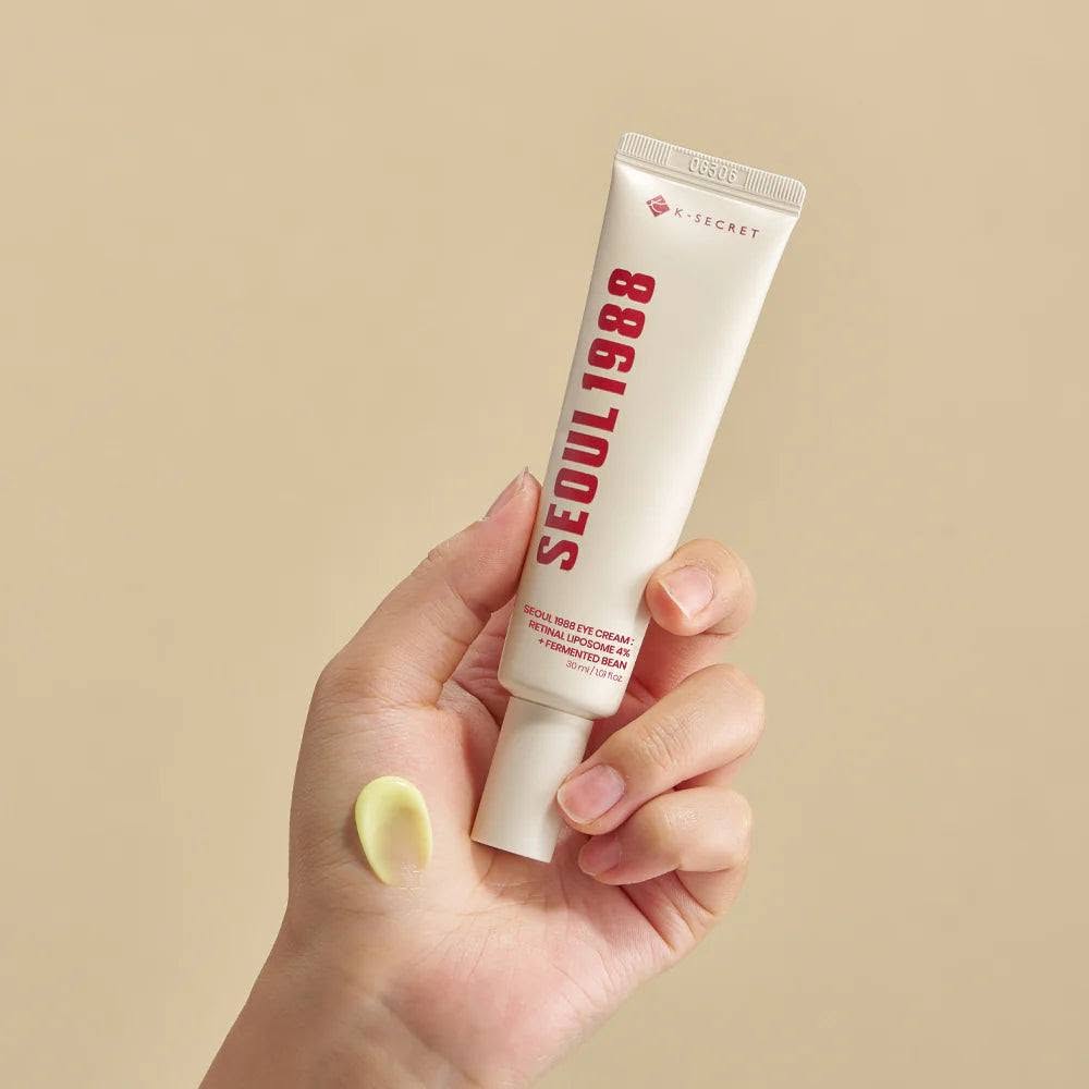 K-Secret Seoul 1988 Eye Cream – Retinal Liposome 4% + Fermented Bean (30ml) - Image 3