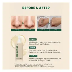 K-SECRET SEOUL 1988 Cleansing Oil Pine Cica 1% + Probiotics 200ml – Gentle Makeup & Pore Cleansing Oil - Image 9