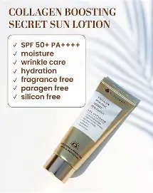 Collagen Boosting Secret Sun Lotion 60ml – Hydrating Daily Sunscreen - Image 4