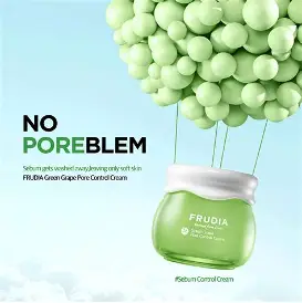 FRUDIA Green Grape Pore Control Cream – Hydrating Pore Care Moisturizer - Image 4