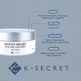 KSECRET Advanced Regenerating Eye Gel Patches Retinol - Image 3